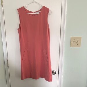 Diane Von Furstenberg Coral Sleeveless Dress